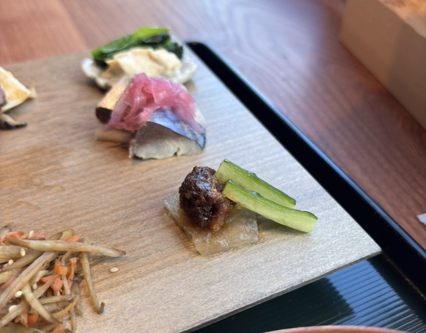 手巻き喫茶二巻（豊田市）　肉味噌手巻き寿司