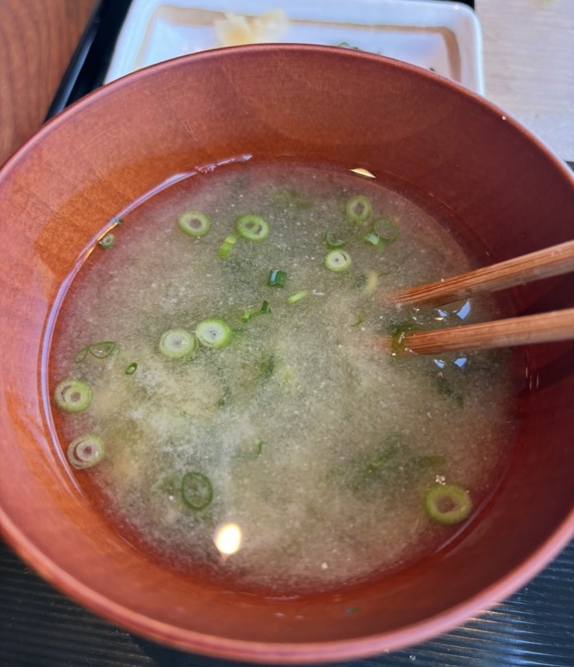 手巻き喫茶二巻（豊田市）　汁物