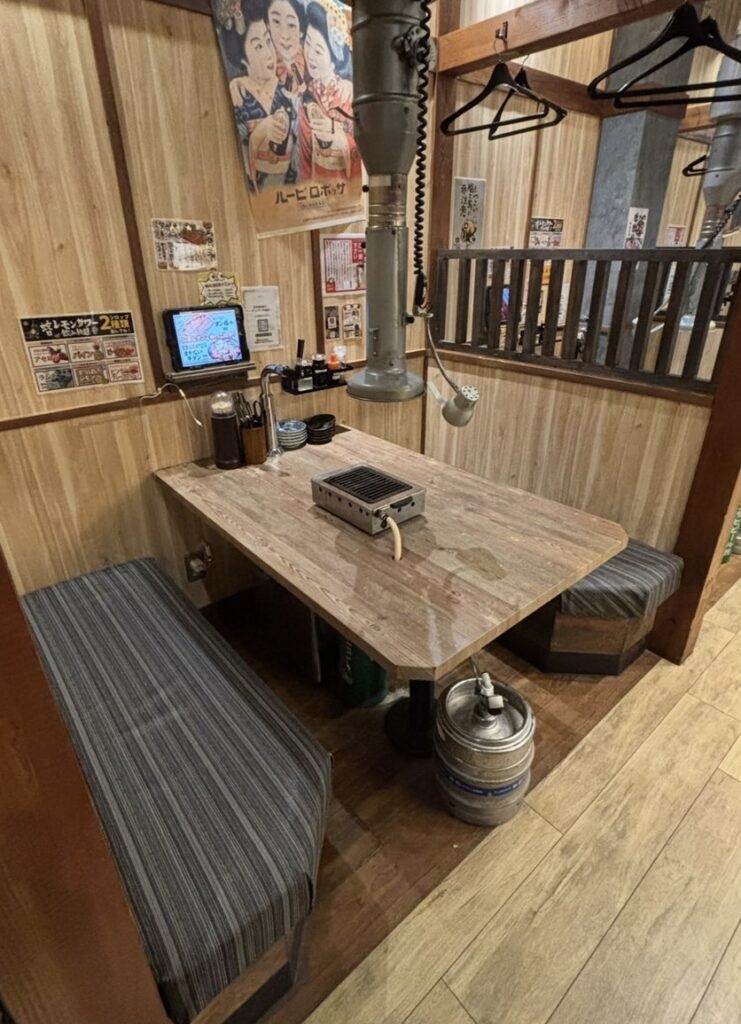 焼肉ホルモンたけ田 豊田店 店内風景