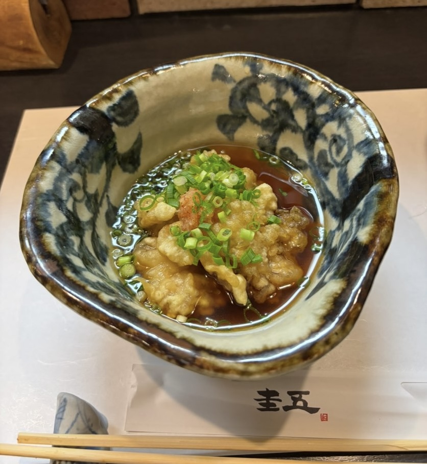 圭五（豊田市梅坪）　白子の揚げ出し