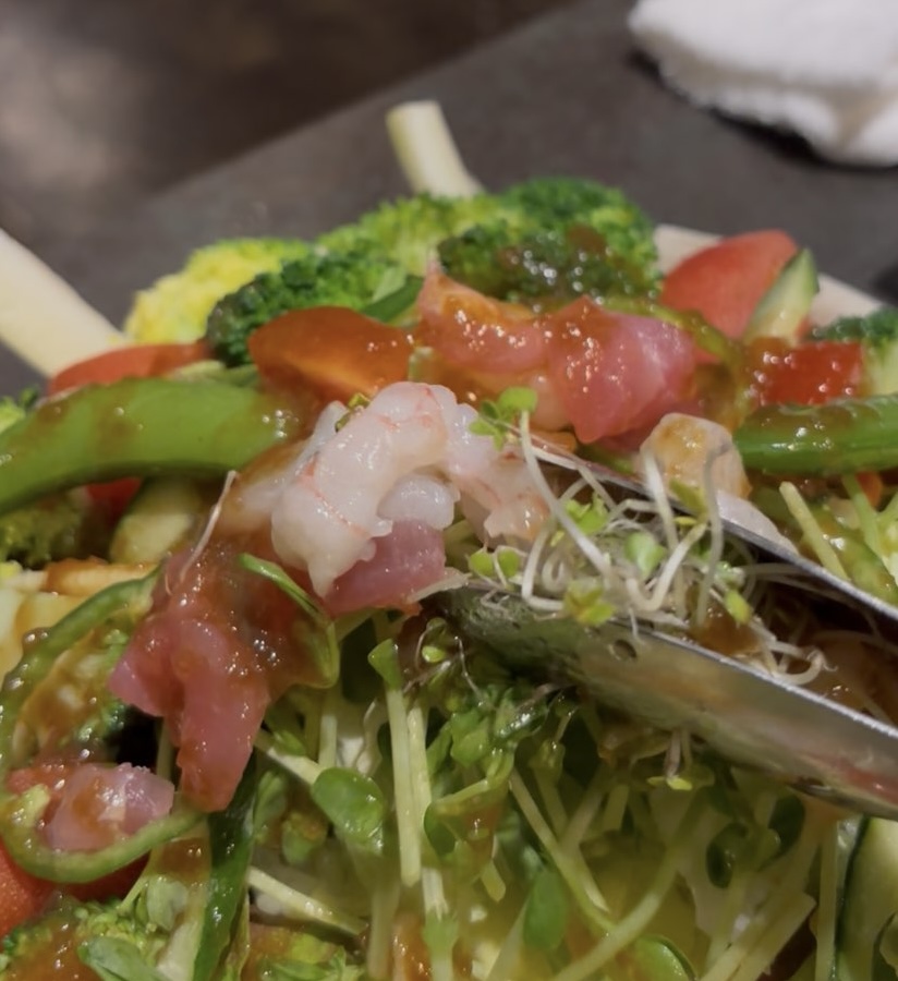 菜な蔵屋（豊田市）　海鮮サラダ