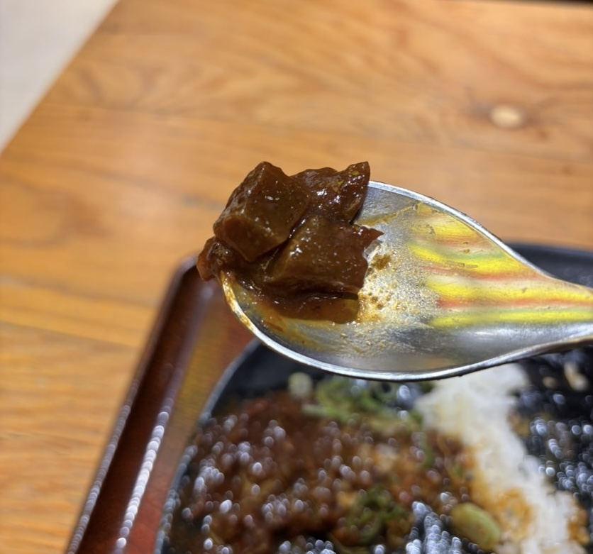 キッチン杏（豊田市）　土手煮のこんにゃく