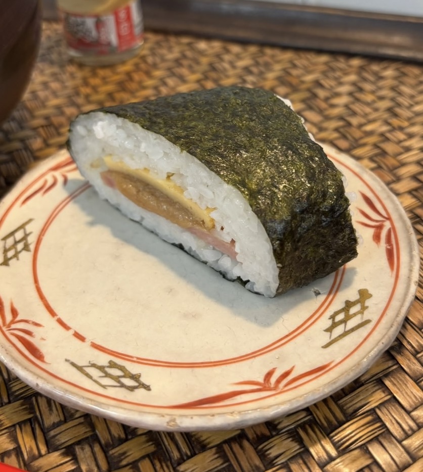 琉球cafe てぃーだかんかん（豊田市）　ポーク玉子おにぎり