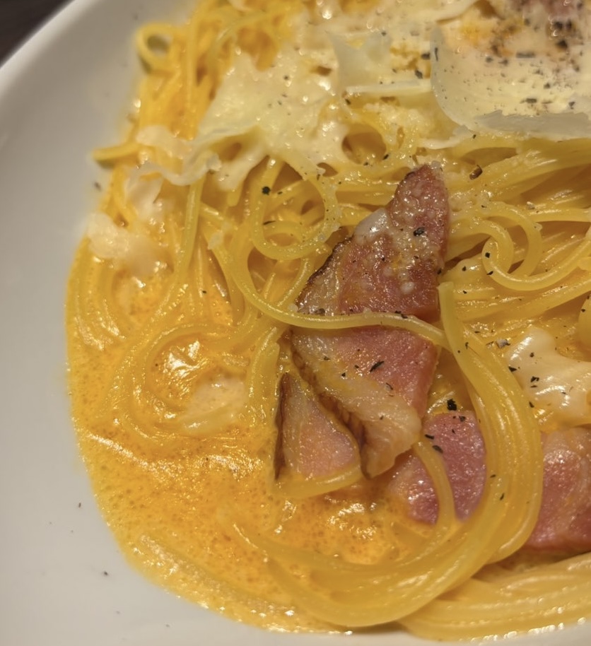 ベビーフェイス プラネッツ豊田店 カルボナーラ