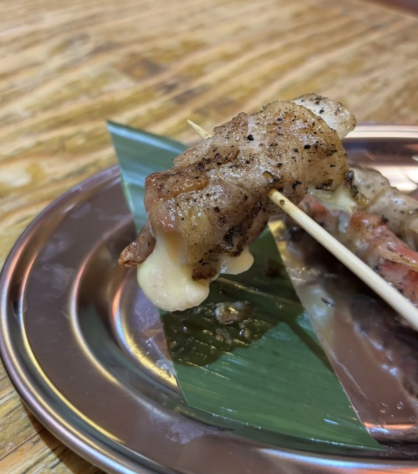 ごくらく荘 豊田市駅前店　豚チーズ串
