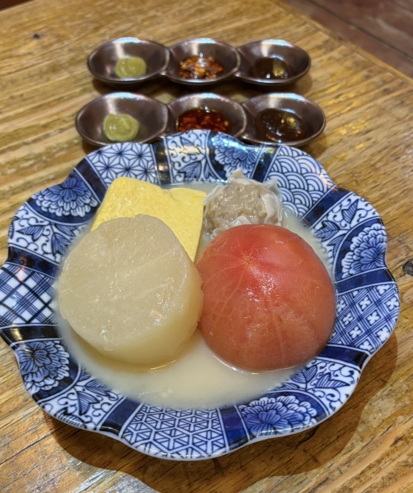 ごくらく荘 豊田市駅前店　鶏白湯おでん