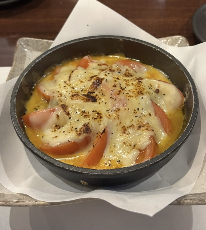 居酒屋よしぶ(豊田市) トマトチーズ