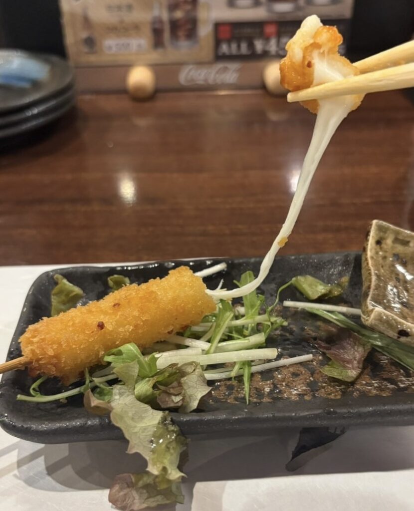 居酒屋よしぶ(豊田市) チーズ串