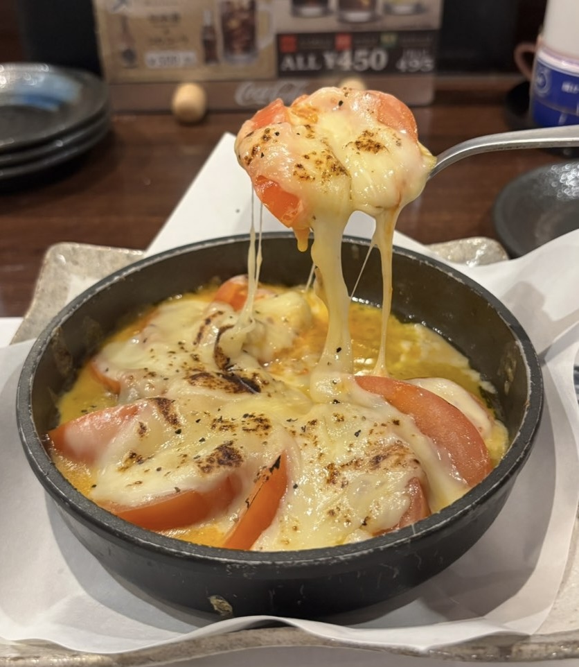 居酒屋よしぶ(豊田市) トマトチーズ