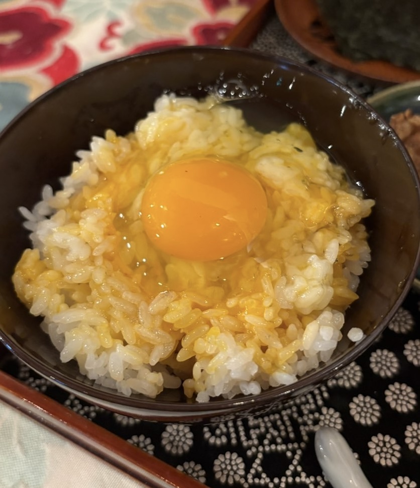 蔵カフェらんパーク ときどきケセラセラ 玉子かけごはん