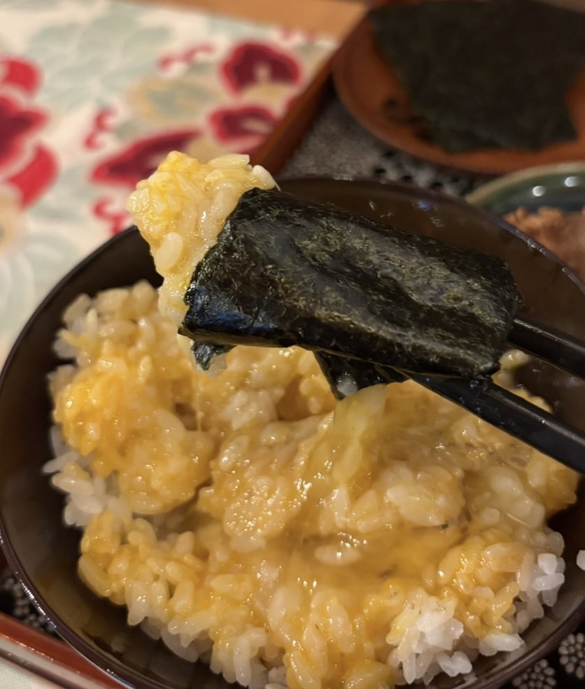 蔵カフェらんパーク ときどきケセラセラ 玉子かけごはん