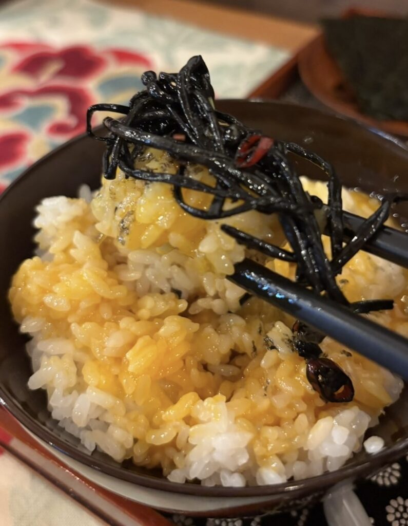 蔵カフェらんパーク ときどきケセラセラ 玉子かけごはん