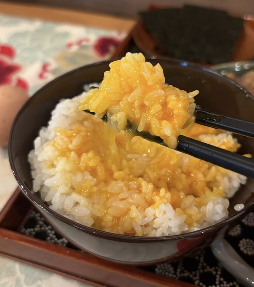 蔵カフェらんパーク ときどきケセラセラ 玉子かけごはん