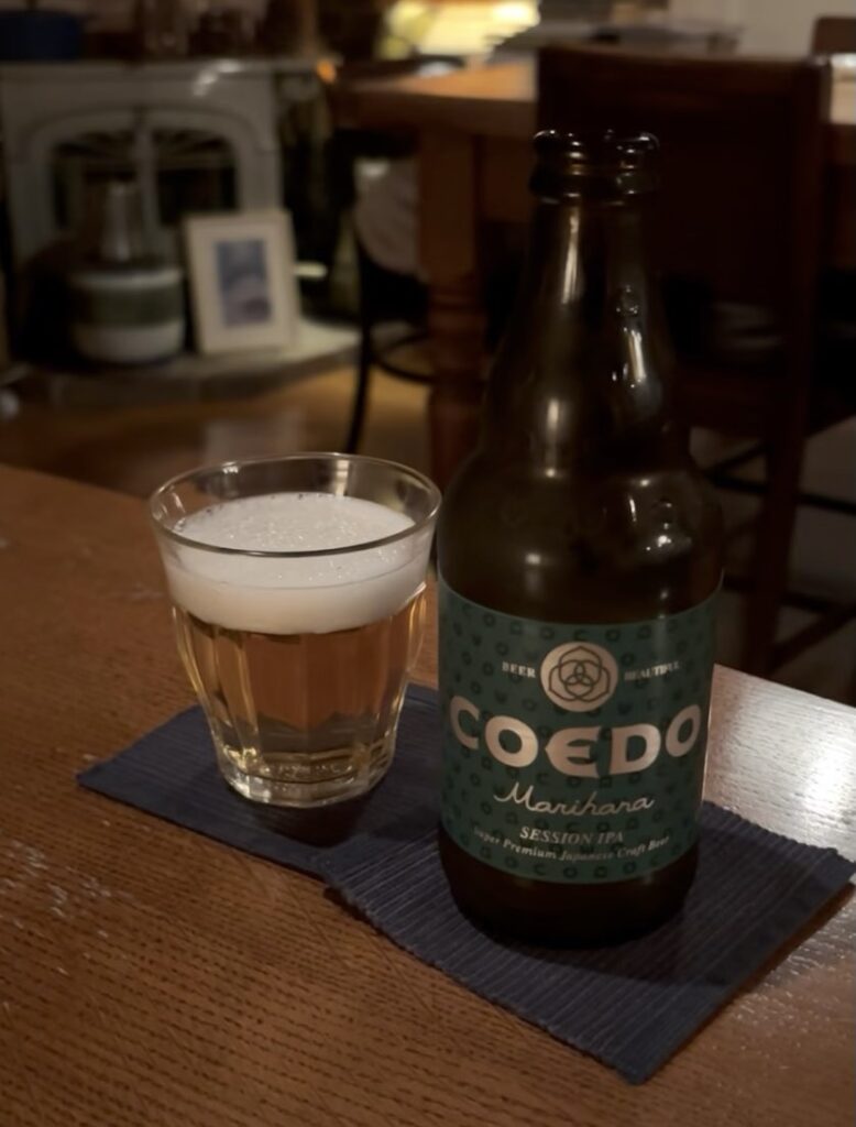 月見や（豊田市）　川越ビール