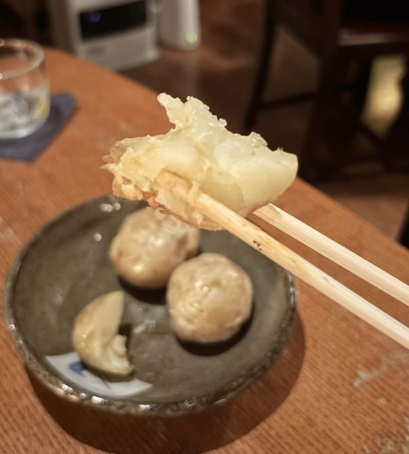 月見や（豊田市）　ふかしジャガイモ