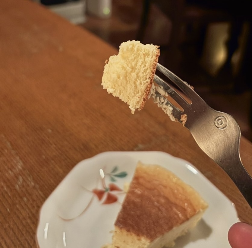 月見や（豊田市）　チーズケーキ