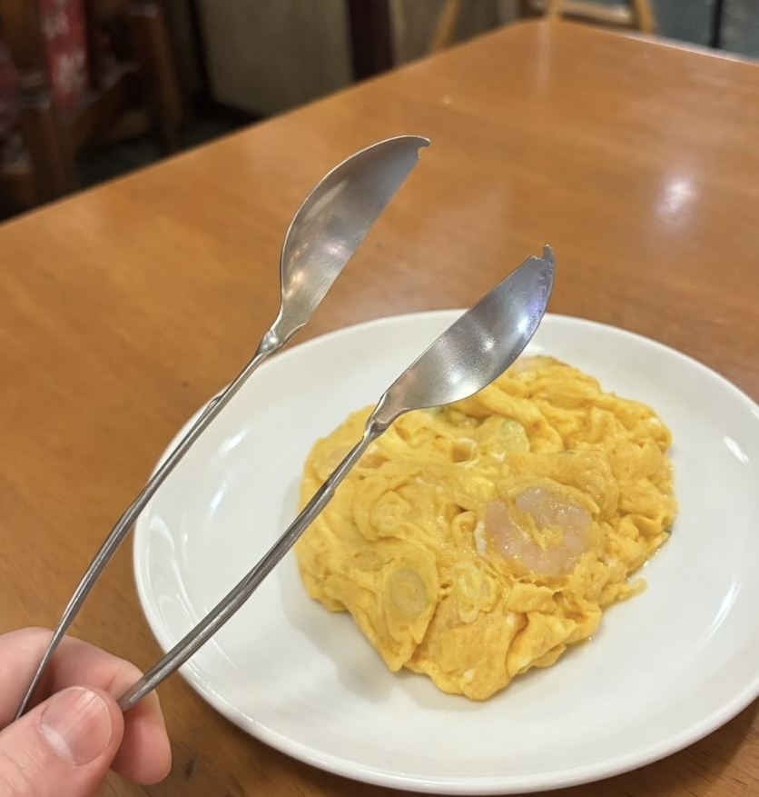 豊来飯店（豊田市）　小エビと卵のふわっと炒め