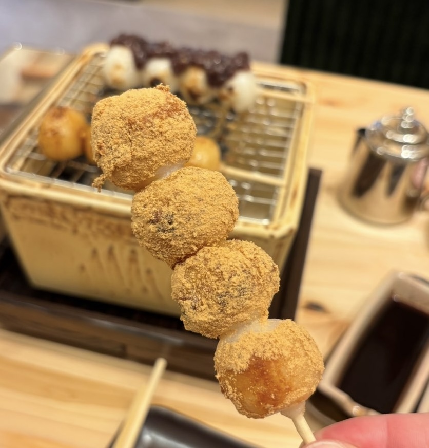 おかげ庵 イオンスタイル豊田店 焼き団子黒蜜きな粉