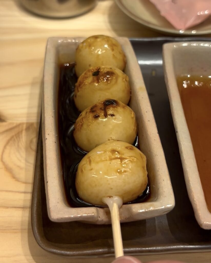 おかげ庵 イオンスタイル豊田店 焼き団子砂糖醤油