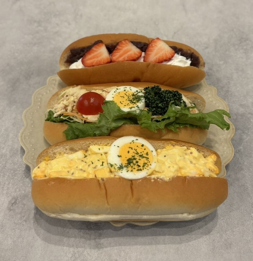 あすけコッペ（豊田市足助）　注文したコッペパン