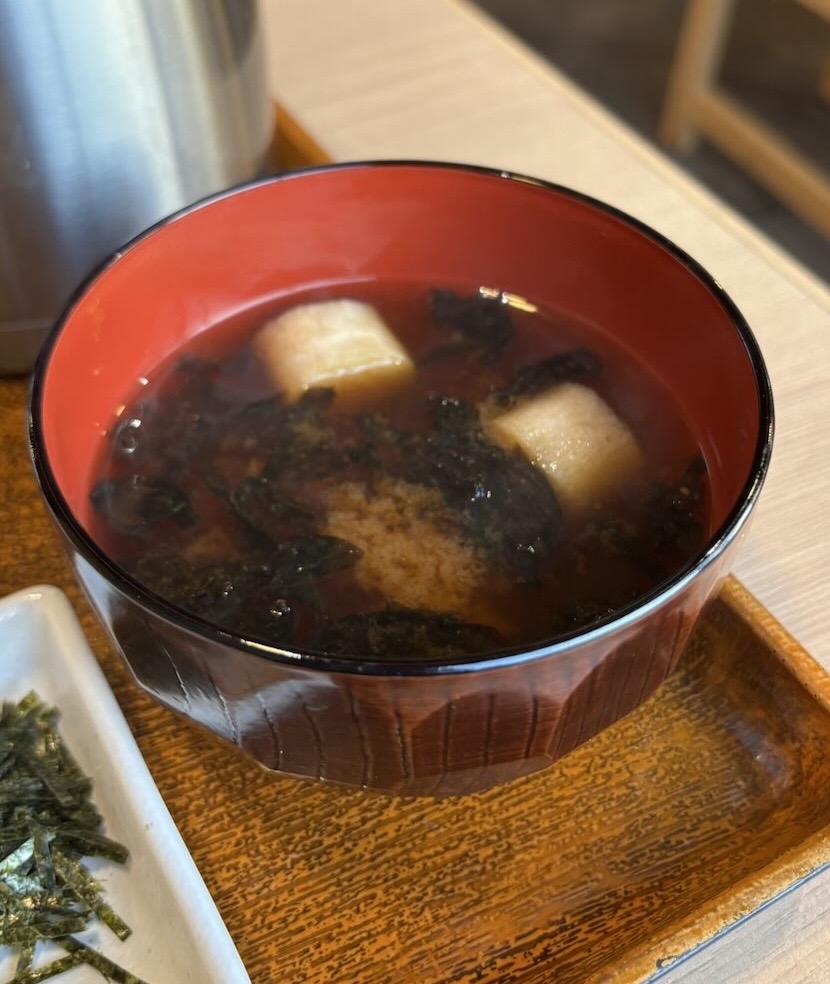 うお坐食堂 豊田上郷SA 味噌汁