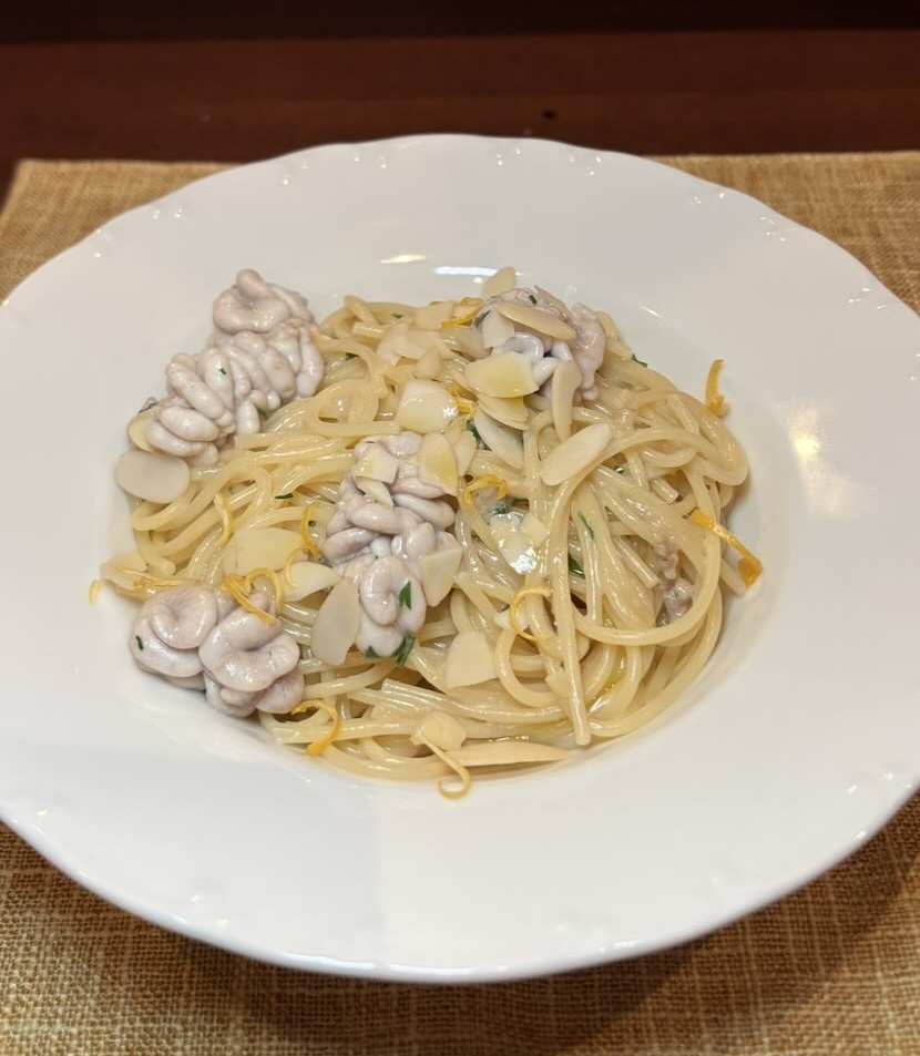 とらっとりあCo（豊田市）　白子のパスタ