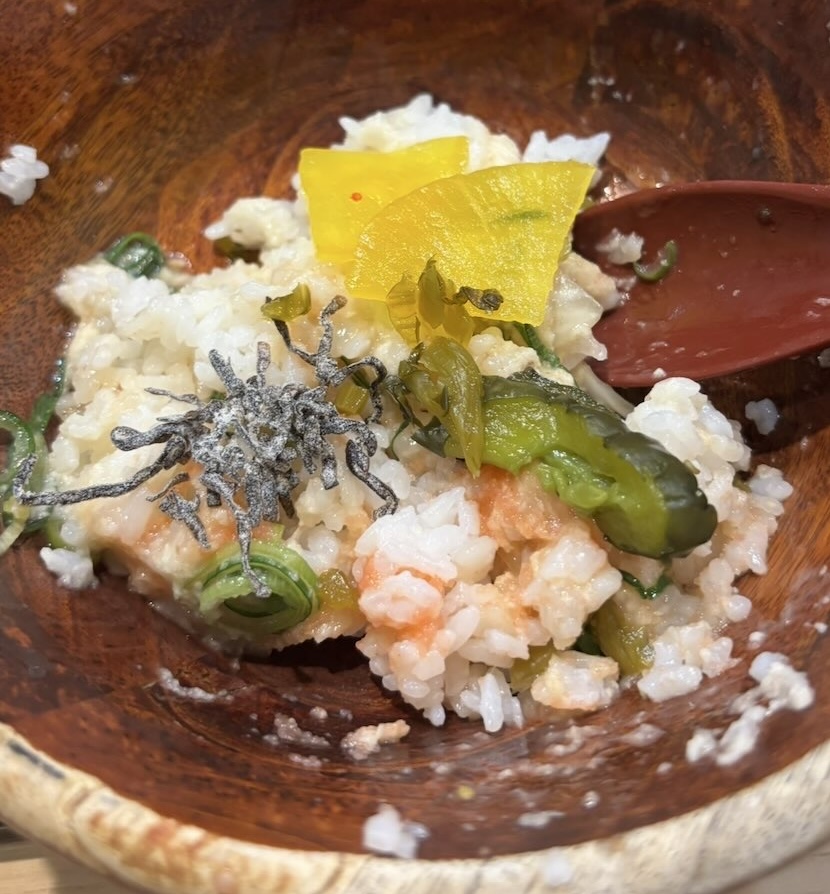 麦とろガーデン 豊田メグリア本店　漬物とごはん