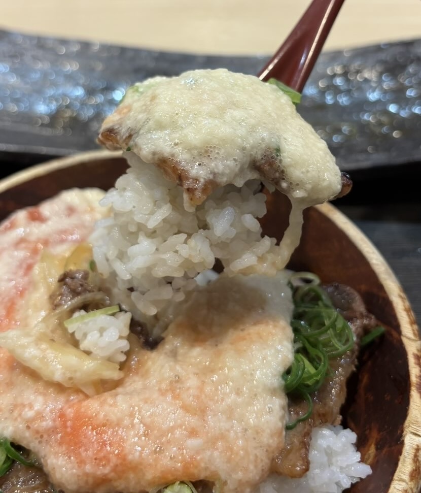 麦とろガーデン 豊田メグリア本店　とろろカルビ丼