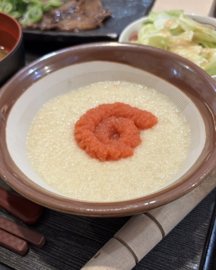 麦とろガーデン 豊田メグリア本店　とろろ明太トッピング