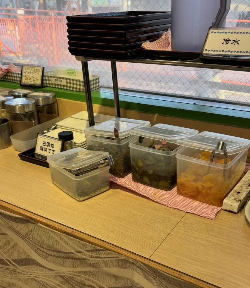 麦とろガーデン 豊田メグリア本店　漬物