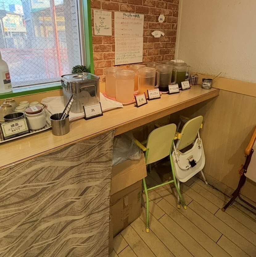 麦とろガーデン 豊田メグリア本店　ドリンクバー