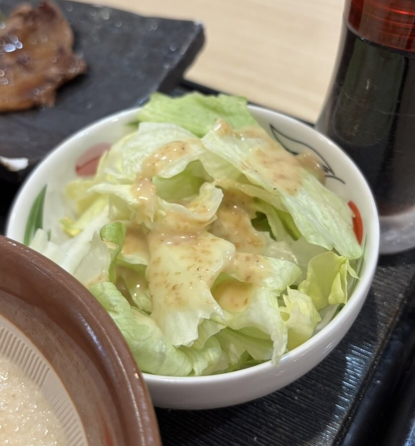 麦とろガーデン 豊田メグリア本店　サラダ