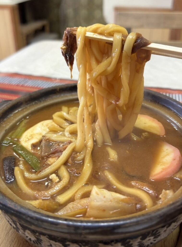 妙楽寺 休み茶屋(豊田市) 味噌煮込みうどん