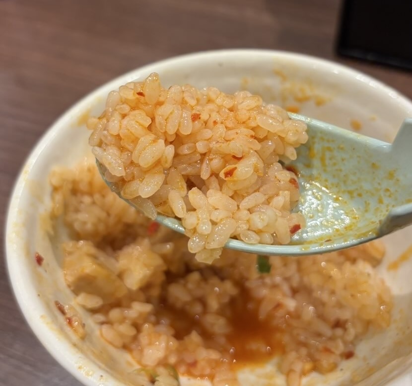 きがる家 豊田本新町本店　家系麻辣湯麺とライス