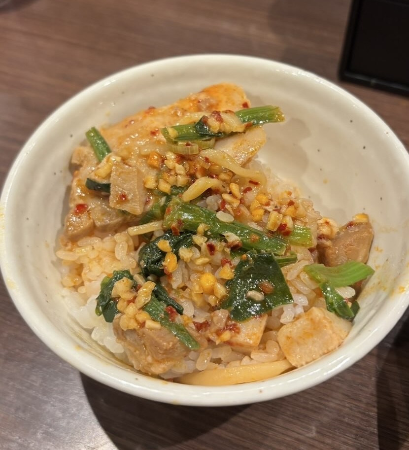 きがる家 豊田本新町本店　家系麻辣湯麺ライス