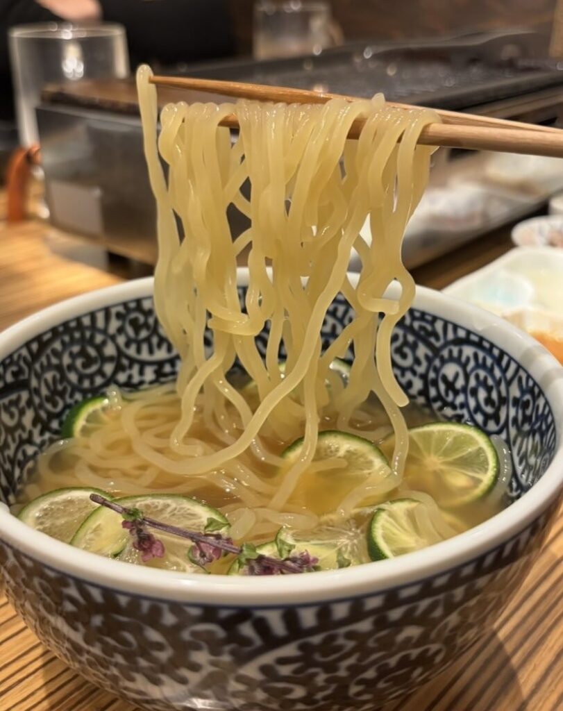 焼肉ホルモンせがれ(豊田市) すだち冷麺