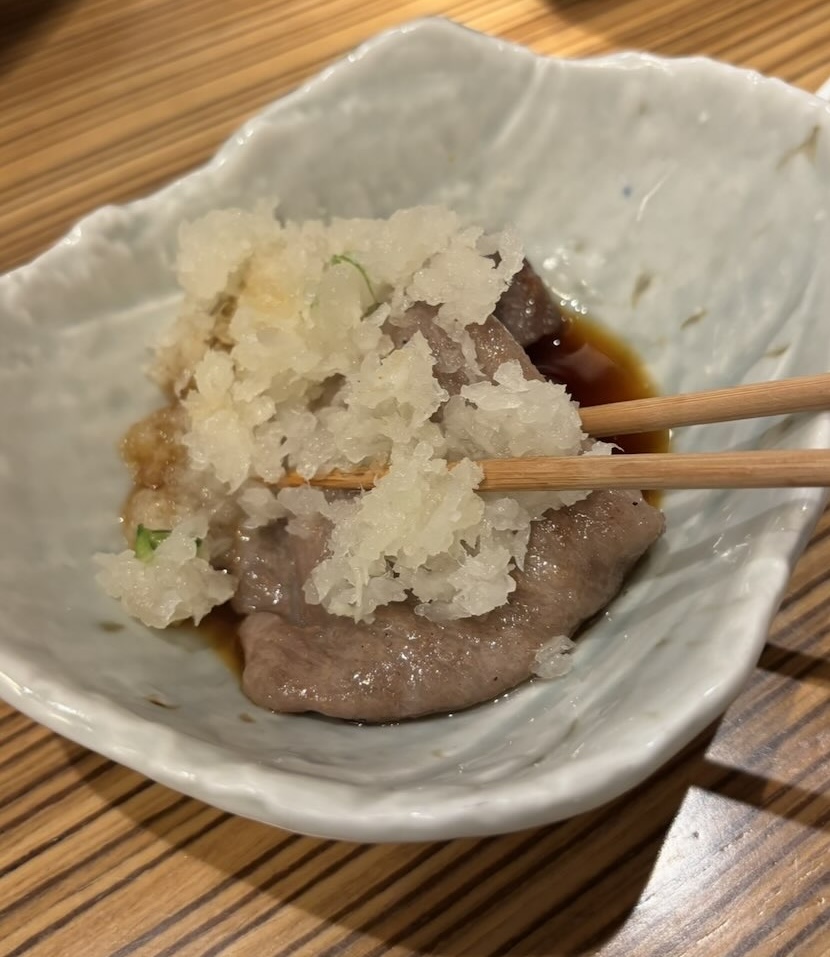 焼肉ホルモンせがれ(豊田市) サーロインの焼きしゃぶ