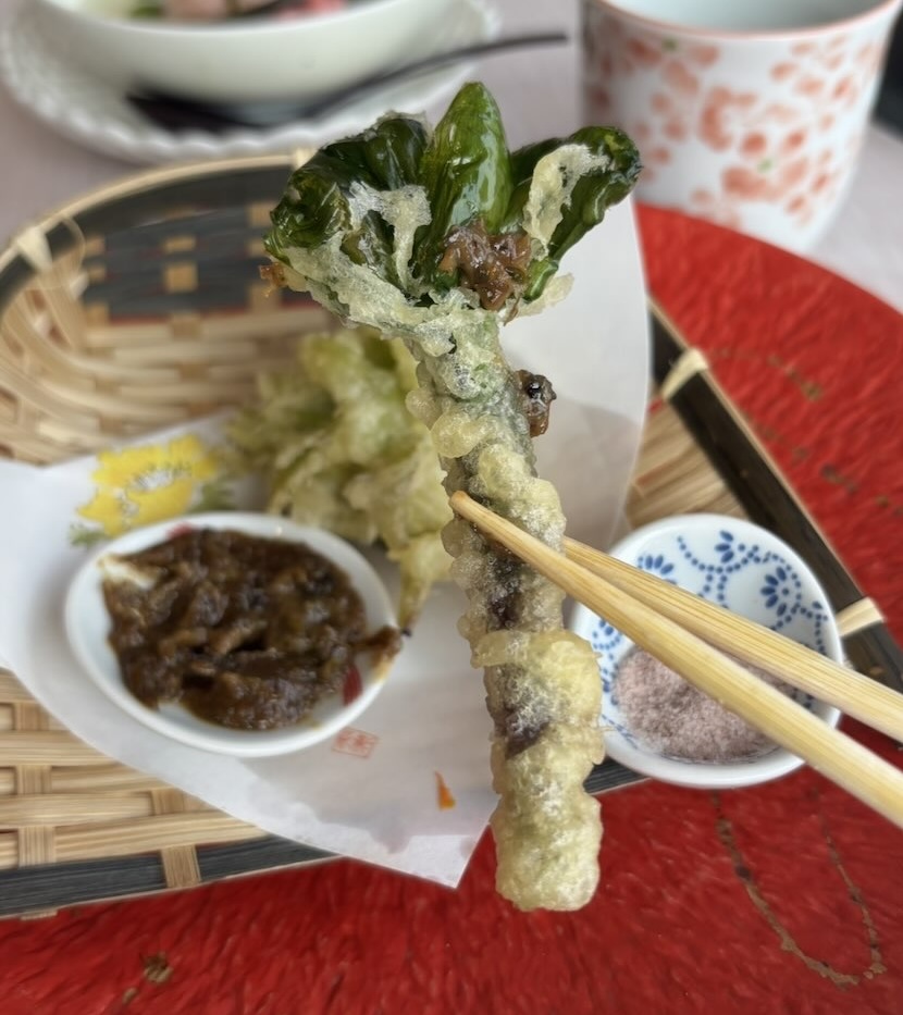 さくら亭 豊龍閣(豊田市) 天ぷらのふきのとう