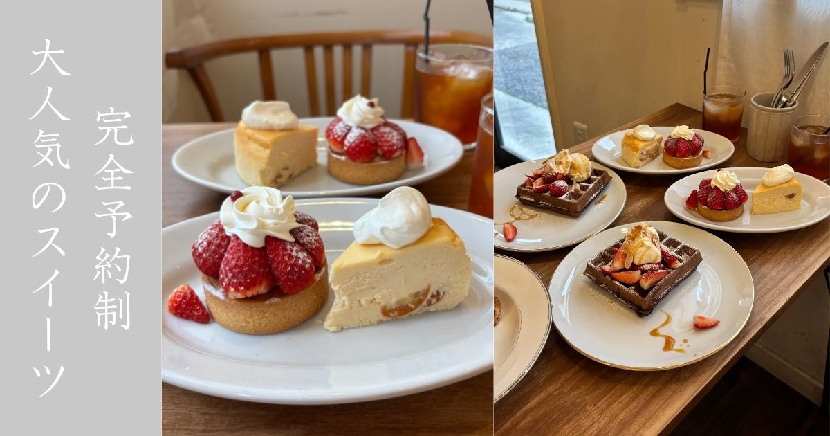 喫茶 青砥（豊田市） 人気のワッフルとケーキ合わせて4つも食べてきた！予約困難店