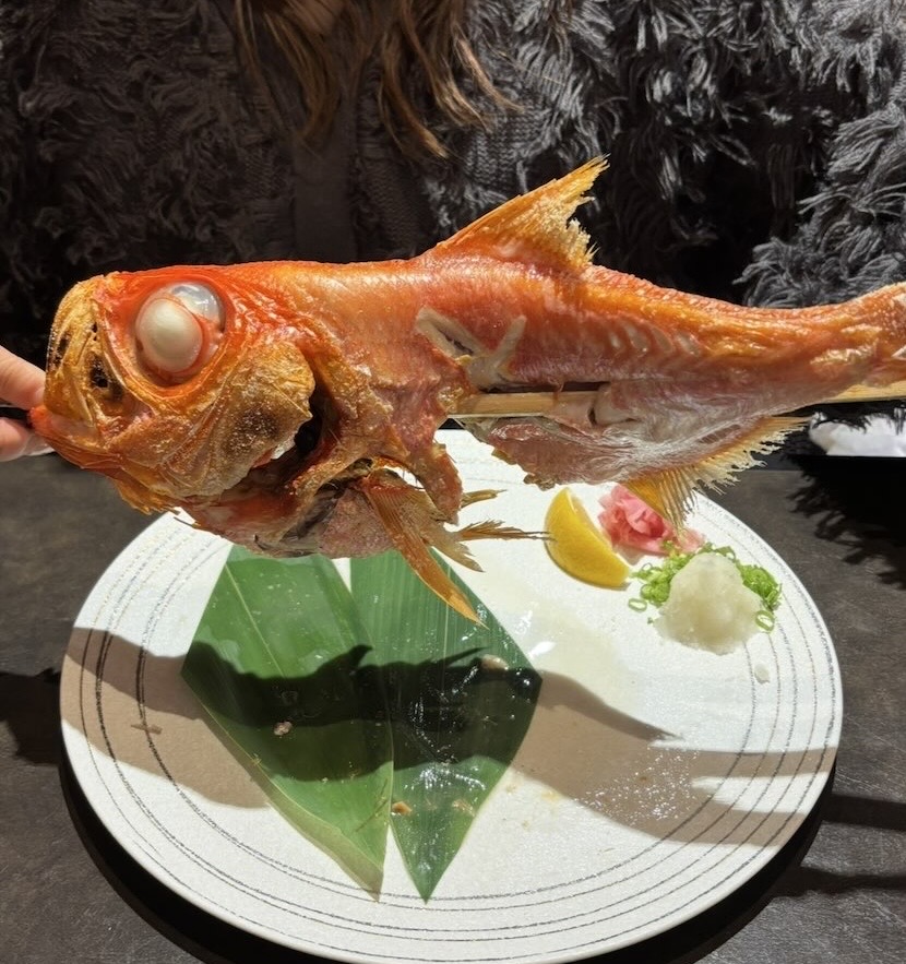 原始焼き酒場 火の丸（豊田市）　金目鯛の原始焼き