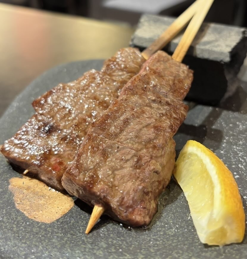 原始焼き酒場 火の丸（豊田市）　みかわ牛の串