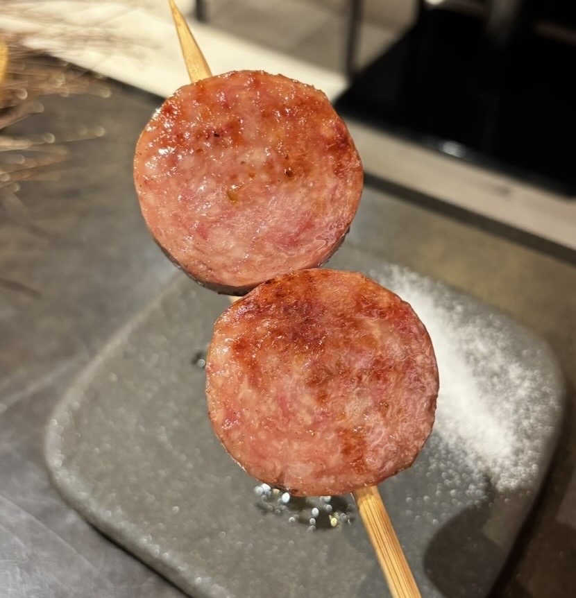 原始焼き酒場 火の丸（豊田市）　雲仙ハムの串