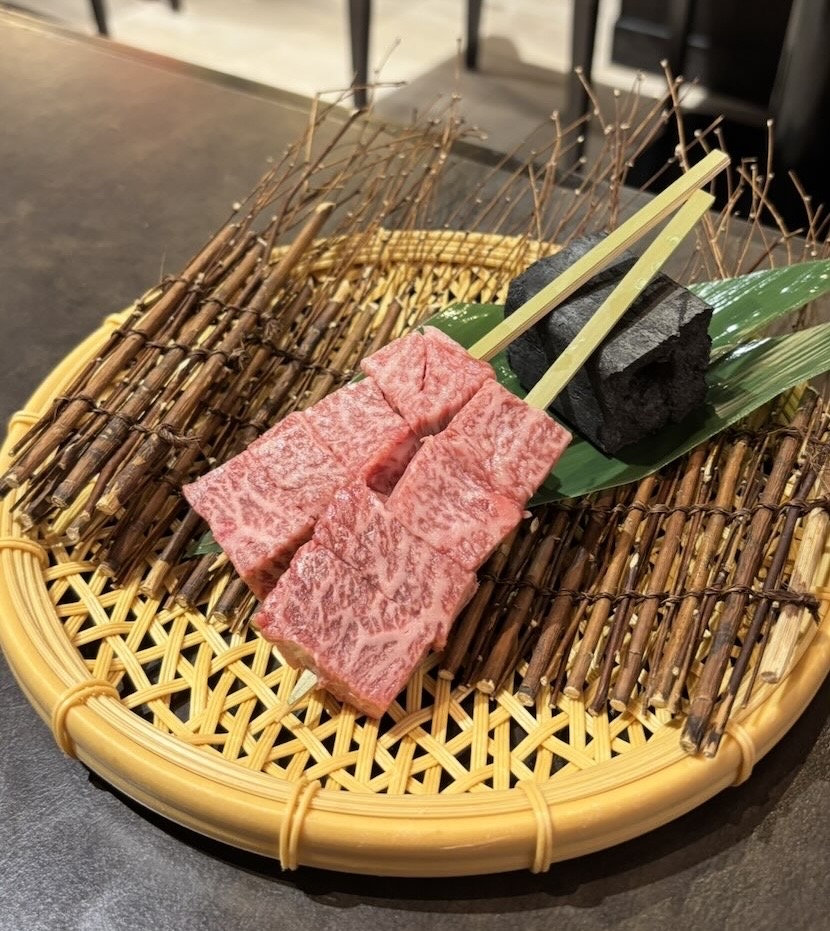 原始焼き酒場 火の丸（豊田市）　みかわ牛の串