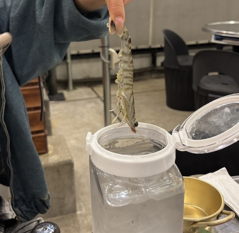 ビアガーデン おいでんテラス　豊田市駅　海老