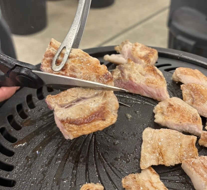 ビアガーデン おいでんテラス　豊田市駅　サムギョプサル