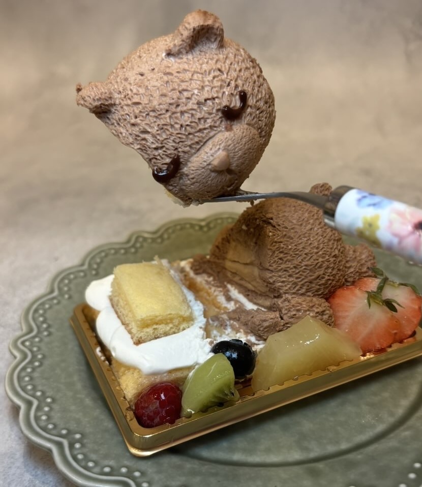ケーキハウス アンジュ（Ange)平戸橋店　スリーピングベア