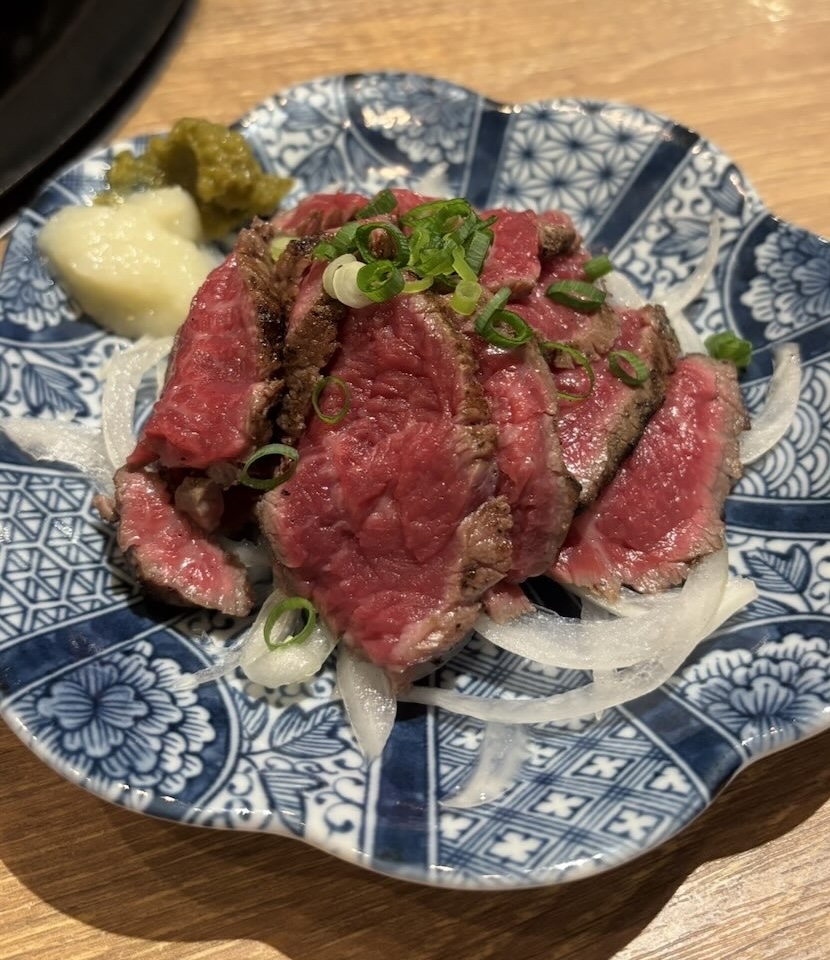 もつ鍋 岳（豊田市）　牛あぶり