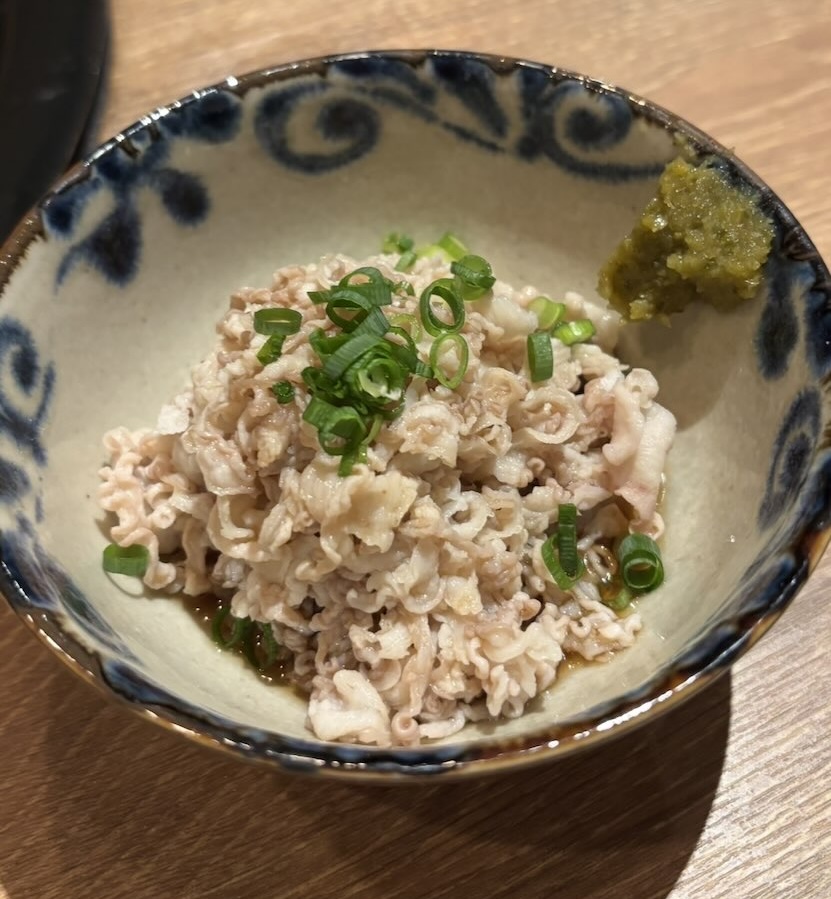 もつ鍋 岳（豊田市）　牛酢もつ