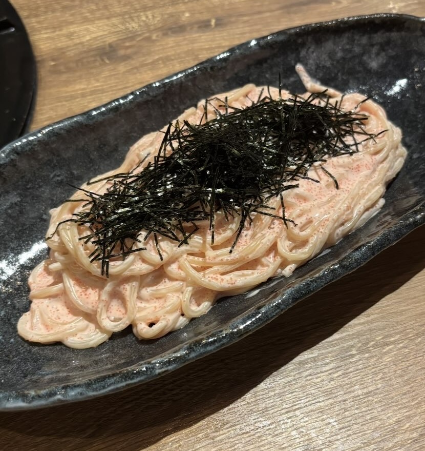 もつ鍋 岳（豊田市）　明太子クリームちゃんぽん