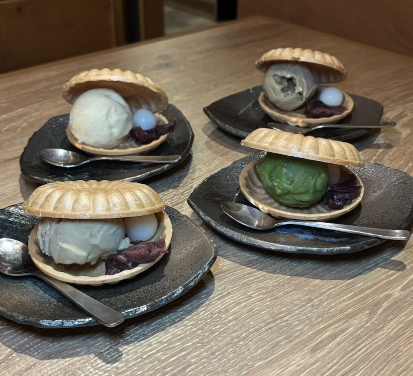 もつ鍋 岳（豊田市）　アイス最中